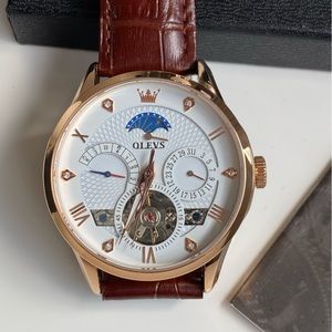 OLEVS 6652 Waterproof Luminous Mechanical Automatic Fashion Watch for Men